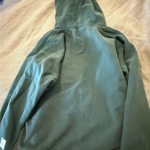Green Hooded Sweatshirt- Sage size L